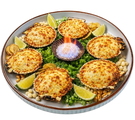 Conchitas a la parmesanas